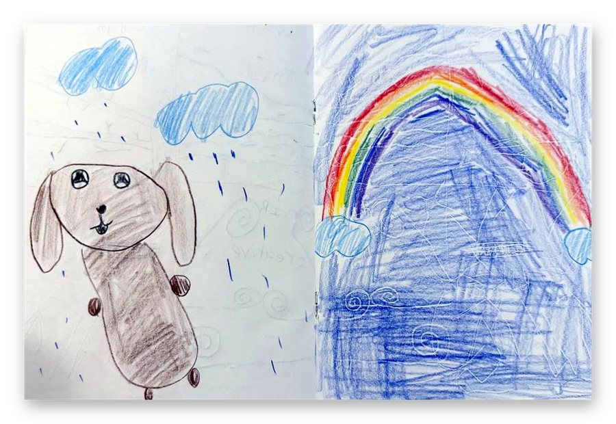 Feelings and Scribbles World: Rainy Day Puppy