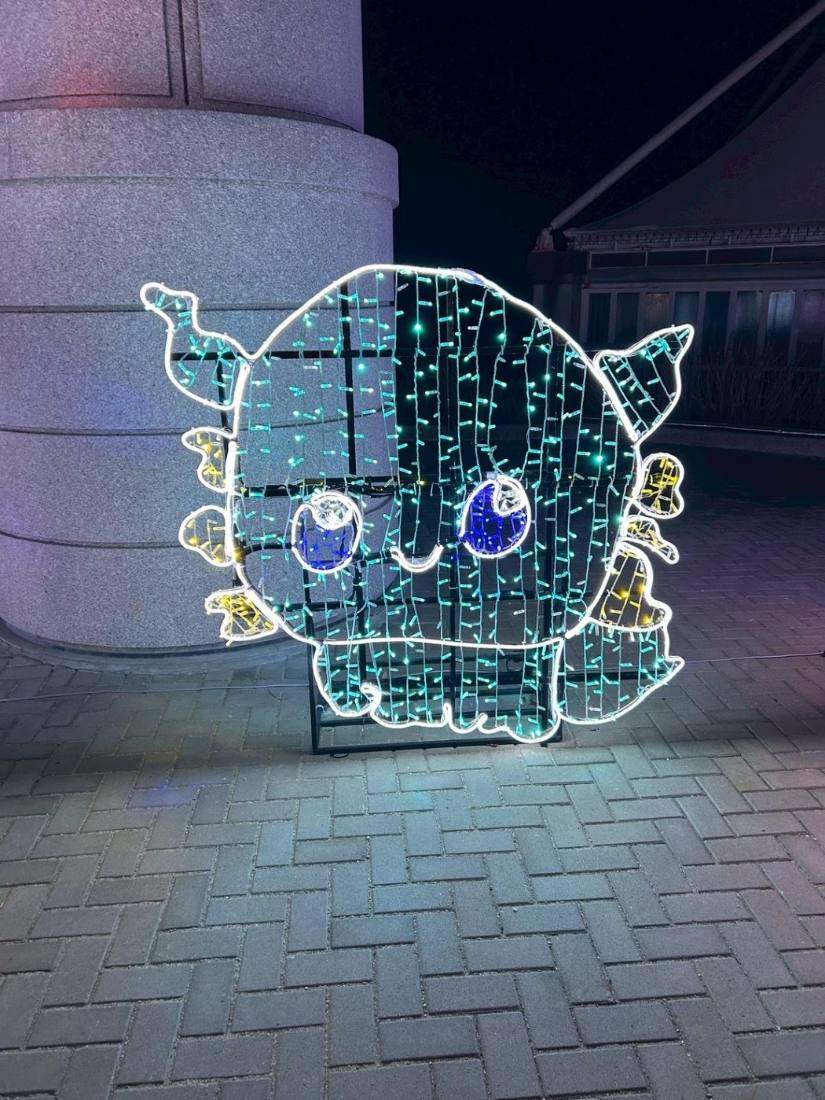 My Drawings Turned Into Lights in Japan!